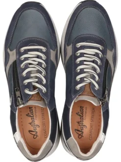 Heren Australian - Wijdte H - Connery 15.1646 s02 - Blauw - Uitneembaar voetbed