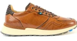 Heren Barracuda Barli - Wijdte H - 62201 - Cognac - Uitneembaar voetbed