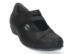 DAMES Durea - Wijdte E - 5737 0535 - Zwart - Uitneembaar voetbed