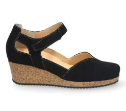 DAMES Durea - Wijdte E - 5752 7448 - Zwart - Uitneembaar voetbed