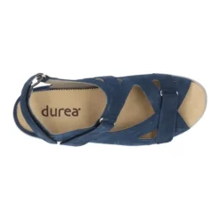 DAMES Durea - Wijdte E - 7376 - Blauw - UItneembaar Voetbed