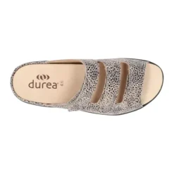 DAMES Durea - Wijdte E - 7369 - Taupe - Uitneembaar Voetbed