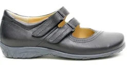 DAMES Durea - Wijdte E - 5680 - Zwart - Uitneembaar voetbed