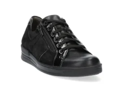 DAMES Durea - Wijdte E - 6224 - Zwart - Uitneembaar voetbed