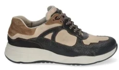 DAMES Durea - Wijdte G - 6283 0776 - Bruin beige combi - Uitneembaar voetbed