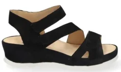 DAMES Durea - Wijdte G - 7405 7448 - Zwart - Uitneembaar voetbed