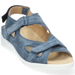 DAMES Durea - Wijdte G - 7419 - Blauw - Uitneembaar Voetbed