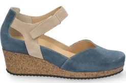 DAMES Durea - Wijdte H - 5752 0985 - Blauw - Uitneembaar voetbed