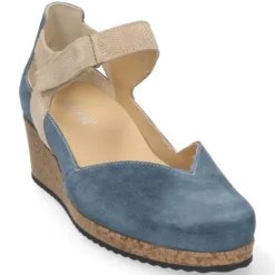 DAMES Durea - Wijdte H - 5752 0985 - Blauw - Uitneembaar voetbed