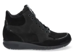 DAMES Durea - Wijdte H - 9735 9993 - Zwart - Uitneembaar voetbed