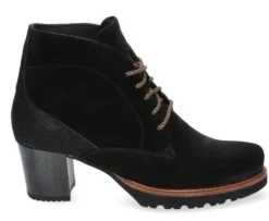 DAMES Durea - Wijdte H - 9733 9933 - Zwart - Uitneembaar voetbed.