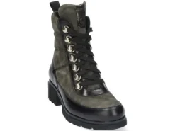 DAMES Durea - Wijdte H - 9788 0797 - Zwart met Groen - Uitneembaar voetbed