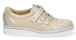 DAMES Durea - Wijdte H - 6258 - Beige - Uitneembaar voetbed
