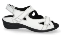 DAMES Durea - Wijdte H - 7258 - Wit - Uitneembaar voetbed