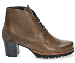 DAMES Durea - Wijdte K - 9733 9968 - Taupe - Uitneembaar voetbed