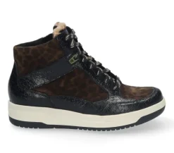 DAMES Durea - Wijdte K - 9781 1181 - Zwart - Uitneembaar voetbed