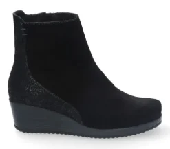 DAMES Durea - Wijdte K - 9793 1187 - Zwart - Uitneembaar voetbed