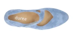 DAMES Durea - Wijdte K - Blauw - 5755 - Uitneembaar Voetbed