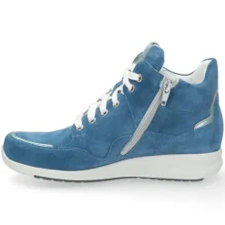 DAMES Durea Go - Wijdte H - 9735 1519 - Jeans - Uitneembaar voetbed