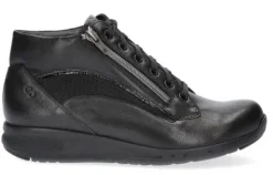 DAMES Durea Go - Wijdte H - 9683 8608 - Zwart - Uitneembaar voetbed