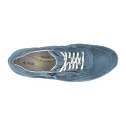 DAMES Durea Go - Wijdte H - Blauw - Uitneembaar voetbed