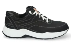 Heren Gijs - Wijdte K - 2070 0458 - Zwart - Uitneembare voetbed