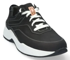 Heren Gijs - Wijdte K - 2070 0458 - Zwart - Uitneembare voetbed