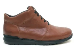 Heren Gijs - Wijdte M plus - 1504 8455 - Cognac - Uitneembaar voetbed