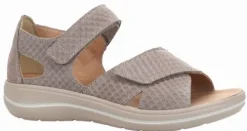 DAMES Hartjes - Wijdte G - 132 2101 - Taupe - Uitneembaar voetbed