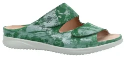 DAMES Hartjes - Wijdte G - 122 1102 - Breeze - Groen - Uitneembaar voetbed