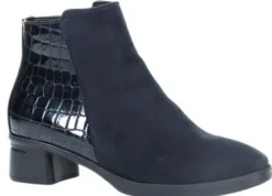 DAMES Hartjes - Wijdte G - 1904 - Zwart - Uitneembaar voetbed