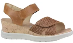 DAMES Hartjes - Wijdte H - Jazz - 132 1706 - C0gnac - Uitneembaar voetbed