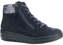 DAMES Hartjes - Wijdte K - 1707/21 - Blauw - Uitneembaar voetbed