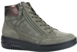 DAMES Hartjes - Wijdte K - 1707 - Groen - Uitneembaar voetbed