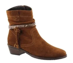 DAMES Helioform - Wijdte H - 584 002 0355 - Cognac - Uitneembaar voetbed