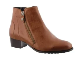 DAMES Helioform - Wijdte H - 560 013 0126 - Cognac - Uitneembaar voetbed