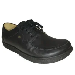 Heren Jacoform - 336 - Zwart - 6 tenen schoenen - Natuurleest