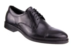 Heren Lloyd - Wijdte K - Kanus - 24854 00 - Zwart - Uitneembaar voetbed