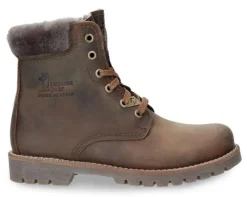 DAMES Panama Jack - Panama 03 Igloo - Bruin - Uitneembaar voetbed - Lamsvacht