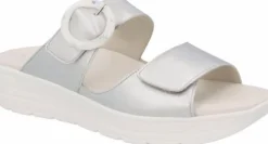 DAMES Solidus - Wijdte G - Zilver - 48030 - Uitneembaar voetbed