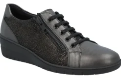 DAMES Solidus - Wijdte H - 25021 30527 - Grijs - Uitneembaar voetbed