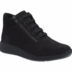 DAMES Solidus - Wijdte H - 56284 - Zwart - Uitneembaar voetbed