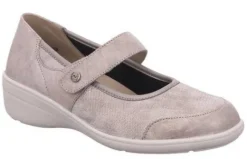 DAMES Solidus - Wijdte J - 26551 - Grijs - Uitneembaar voetbed