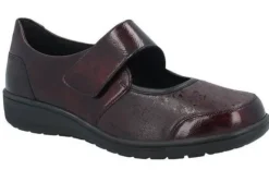 DAMES Solidus - Wijdte K - 29503 50590 - Bordeaux - Uitneembaar voetbed