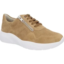 DAMES Solidus - Wijdte K - 66017 - Naturel- Uitneembaar voetbed