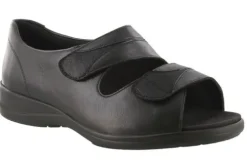 DAMES Solidus - Wijdte K - 73133 196 - Zwart - Uitneembaar voetbed