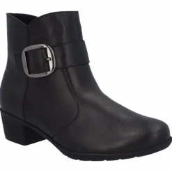 DAMES Solidus - Wijdte K - 35025 00812 - Zwart - Uitneembaar voetbed