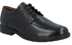 Heren Solidus - Wijdte K - 81180 00443 - Zwart - Uitneembaar voetbed