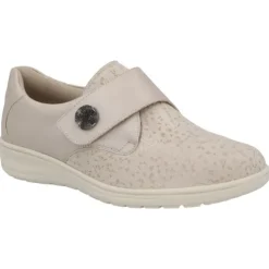 DAMES Solidus - Wijdte K - 29506 - Beige - Uitneembaar Voetbed
