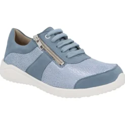 DAMES Solidus - Wijdte K - 60508 - Jeans combi - Uitneembaar voetbed